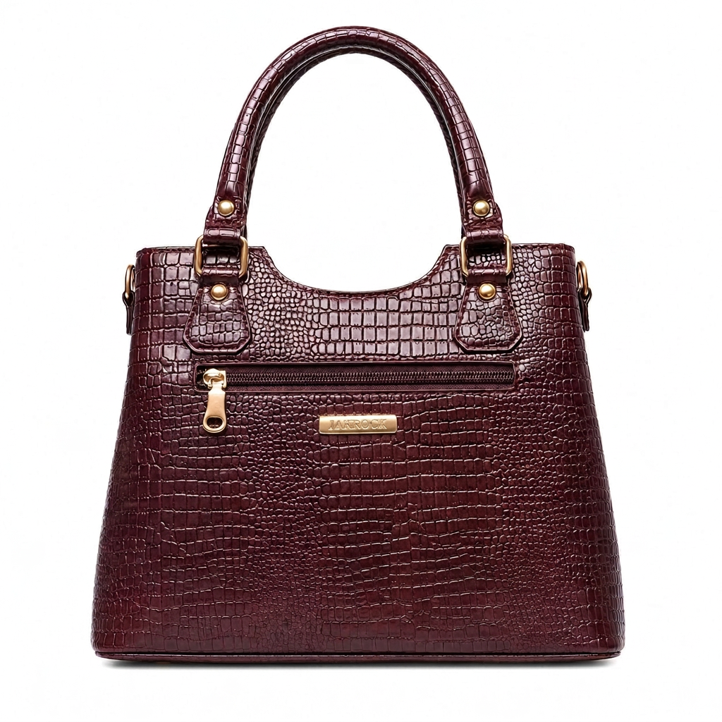 BURGUNDY CROC